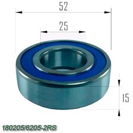 Подшипник 180205/6205-2RS маховика Д-260 180205/6205-2RS 180205/6205-2RS